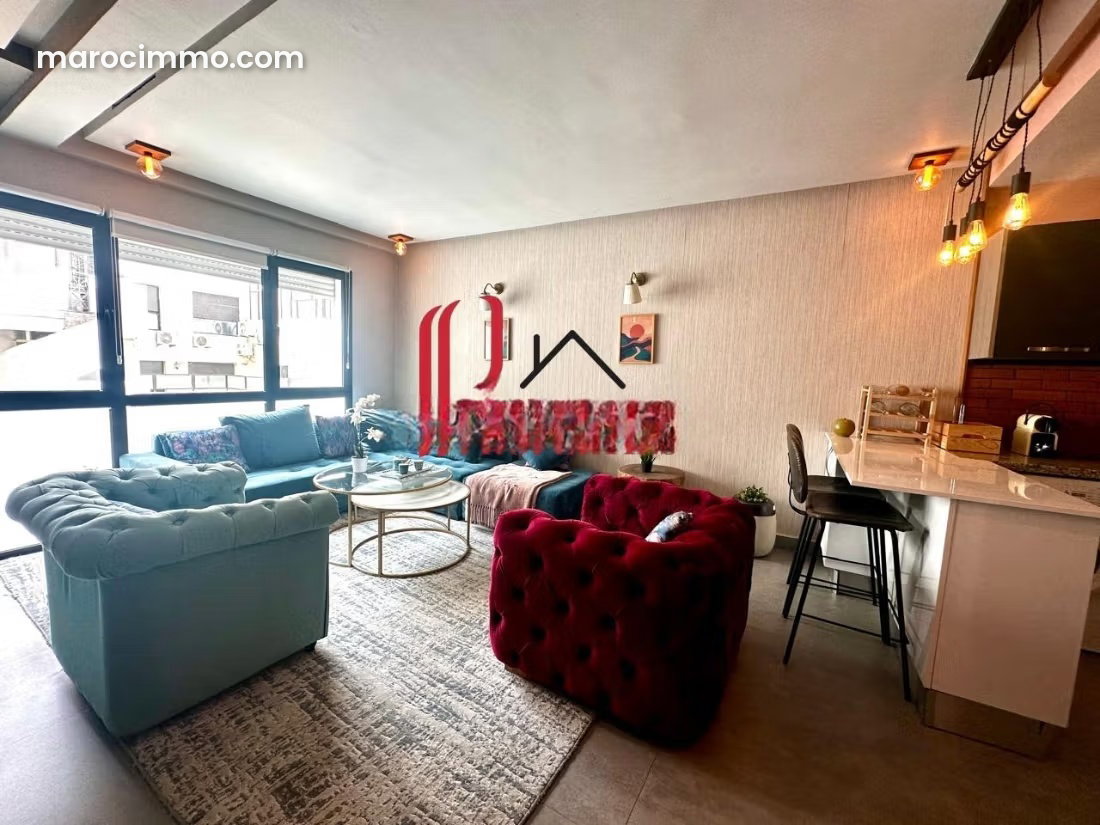 Duplex meublé 95 m², deux suites, Racine, Casablanca — Casablanca
