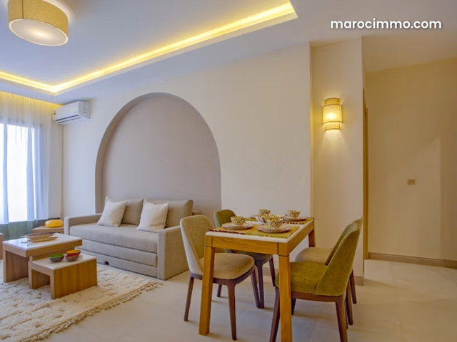 Vend appartement à Route Casablanca. 1 chambre. Concierge — 4