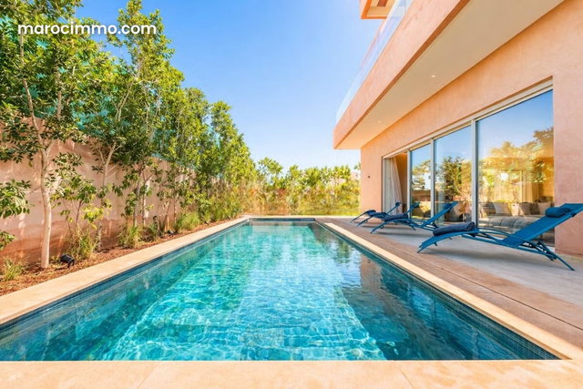 Amelkis 1: Villa neuve à vendre en 5 Chs, Piscine — 3