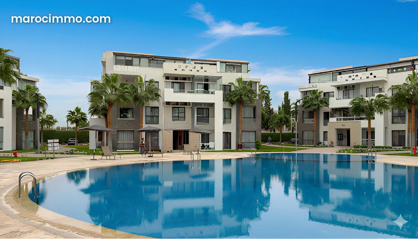 Appartement 134 m², 3 chambres, vue mer, Founty, Agadir — Agadir