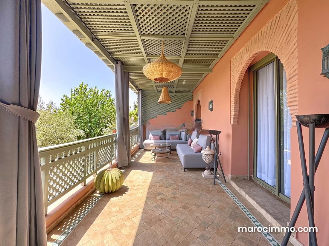 122 sqm Apartment, Palmeraie, Marrakech: Two En-Suite Bedrooms, Terrace — Marrakesh