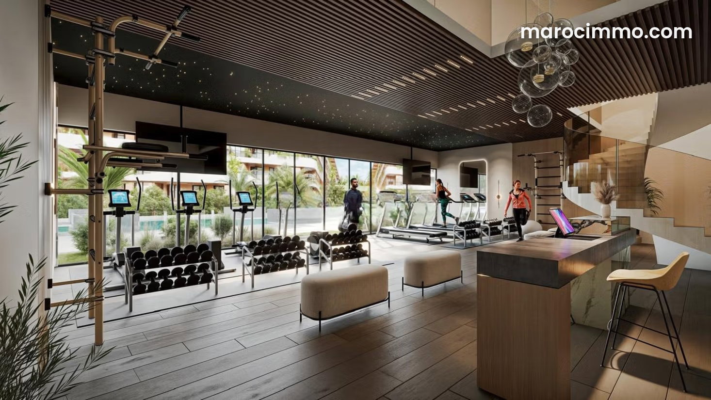 New 53 m² apartment with Atlas Mountain views, Gueliz, Marrakech — Marrakesh