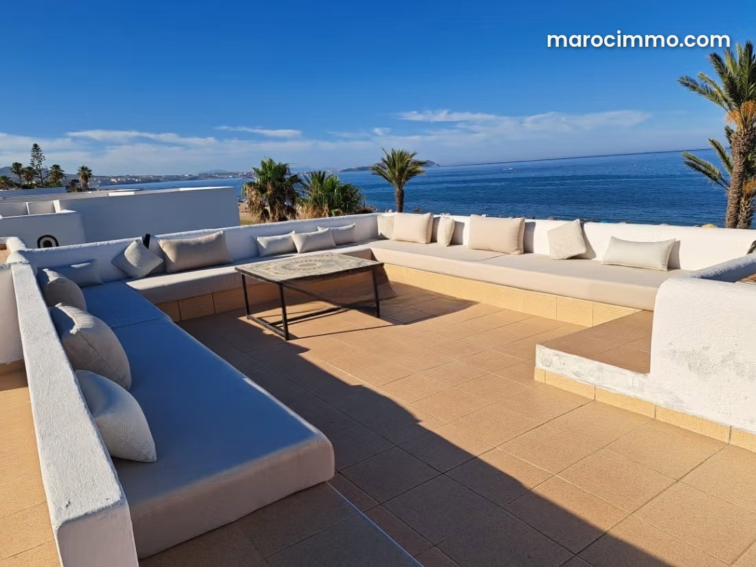 Sea and Mountain View Villa with Pool for Sale, Fnideq — Fnideq