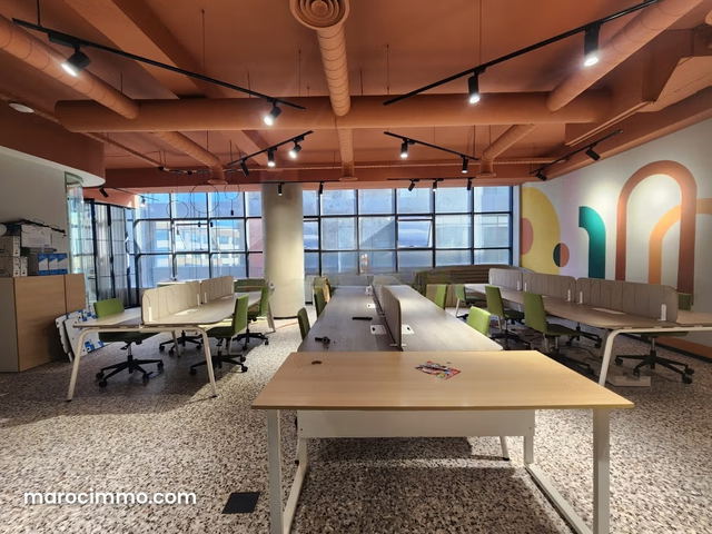 Bureau meublé 178 m² ultra moderne, Sidi Maarouf — الدار البيضاء