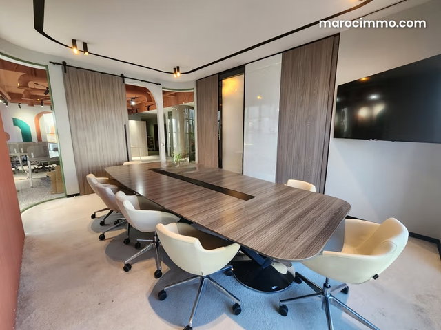 Bureau meublé 178 m² ultra moderne, Sidi Maarouf — 3