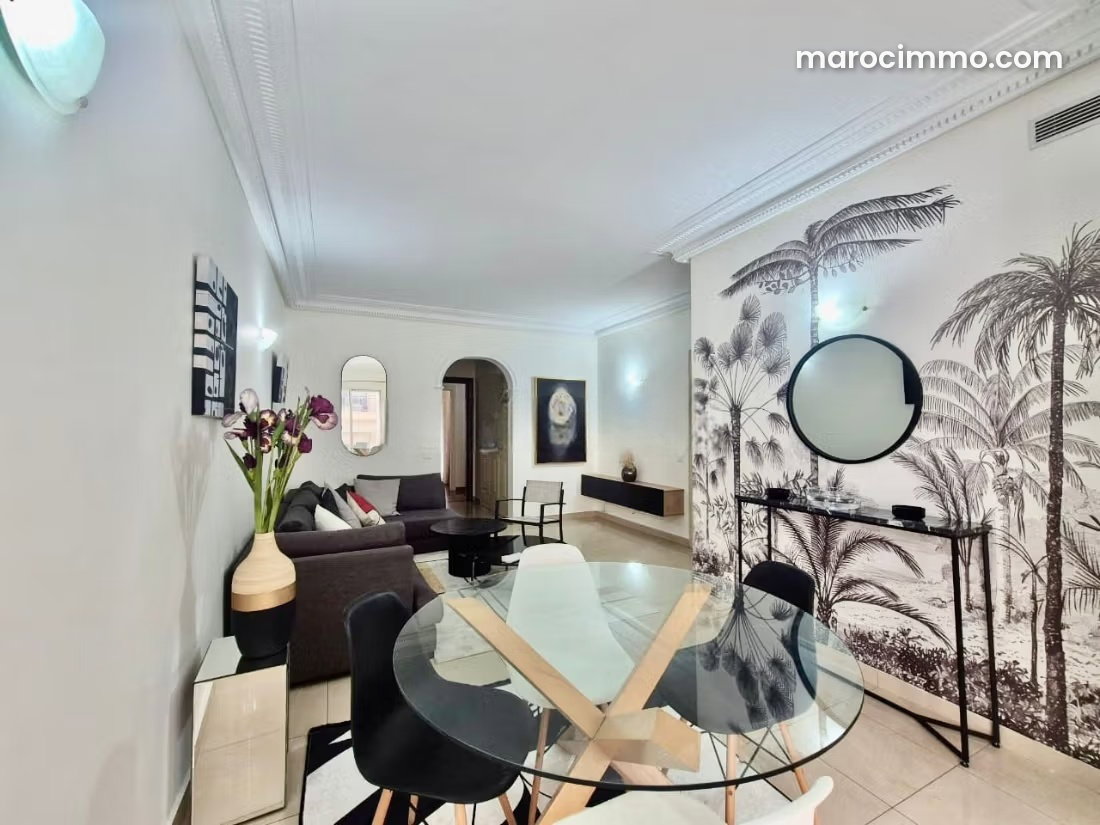 Appartement meublé 2 chambres, Racine, Casablanca — Casablanca