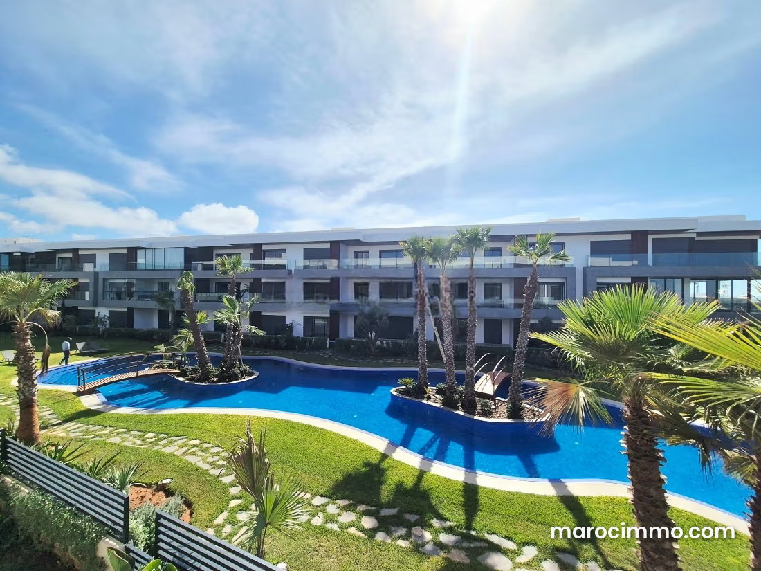 Spacious Apartment with Terrace and Pool in Aïn Diab, Casablanca — Casablanca