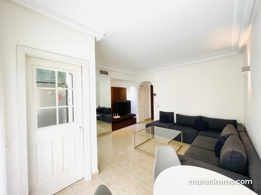 Furnished 2-Bedroom Apartment for Rent, Gauthier, Casablanca — Casablanca
