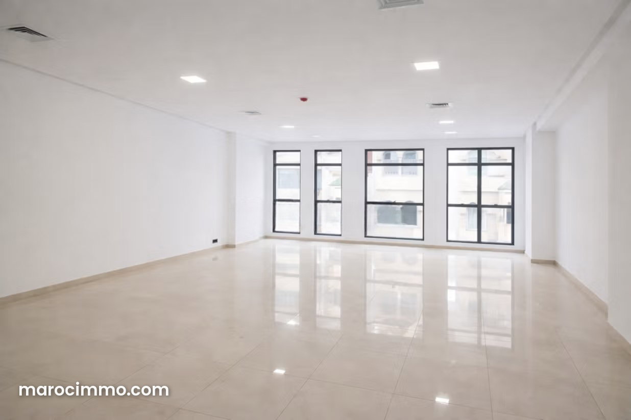 108 sqm office in Palmier, Casablanca with parking — Casablanca