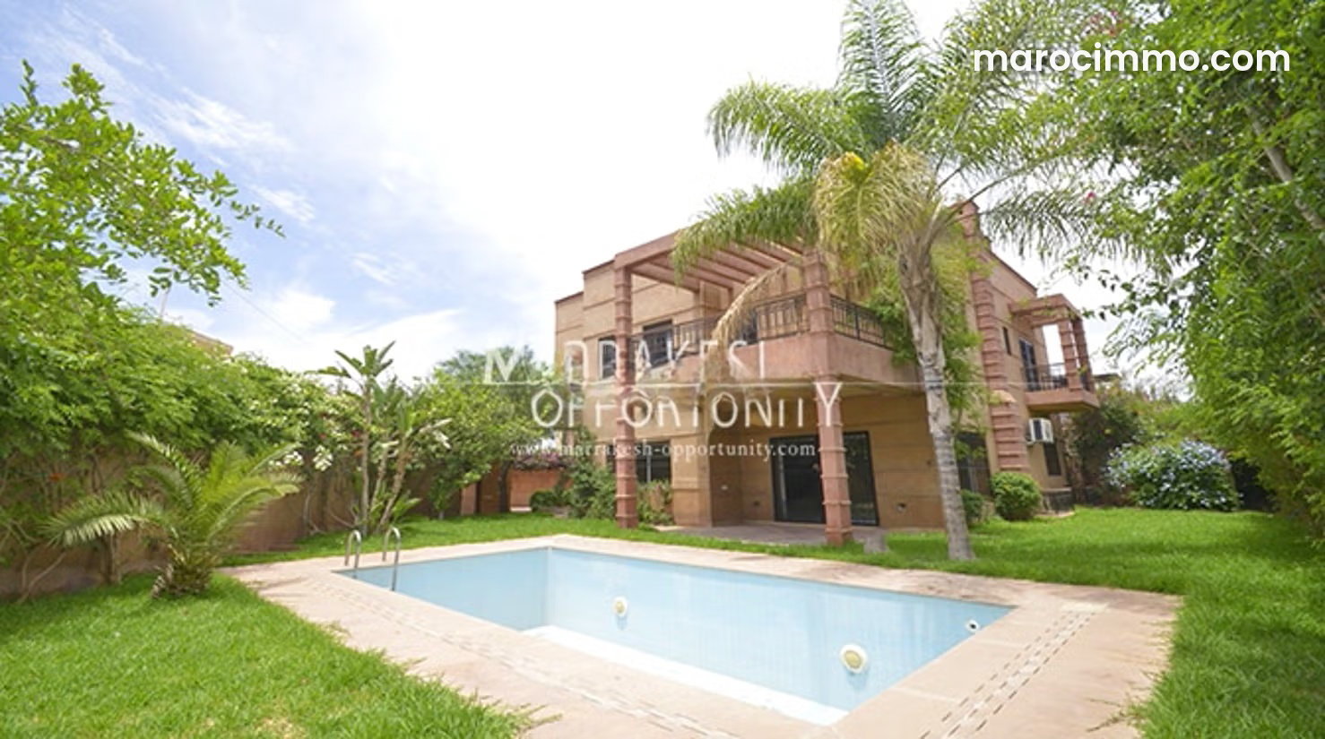 Villa avec piscine et jardin à Hay Targa, Marrakech — Marrakech