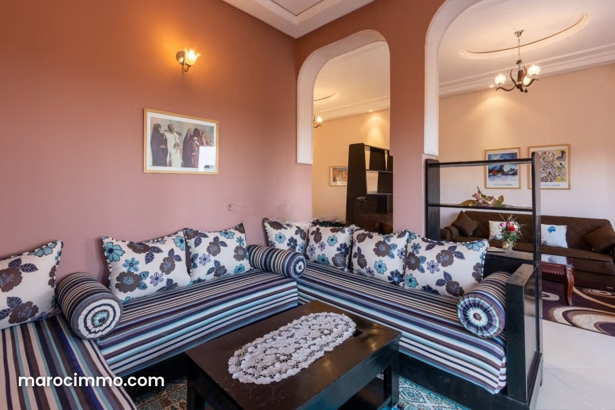 Furnished apartment with Atlas mountain views for rent in Ourika — Ourika