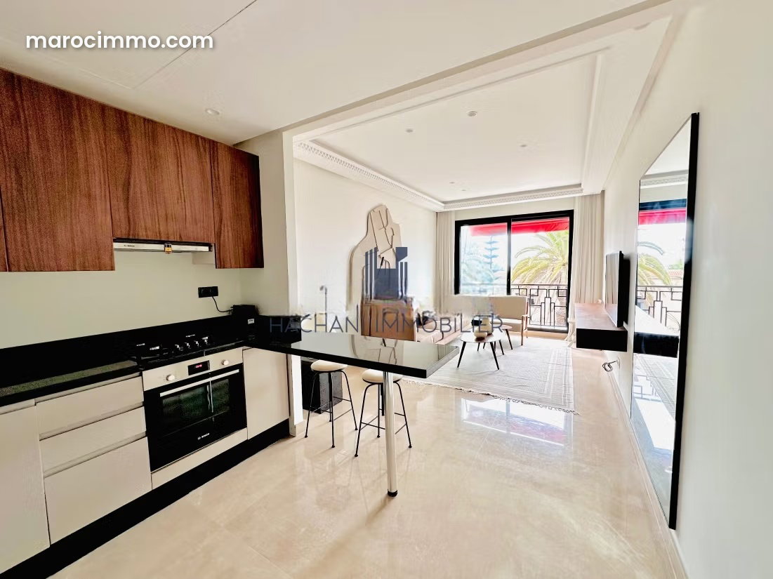 57 sqm Furnished Apartment with Sea View in Aïn Diab, Casablanca — Casablanca