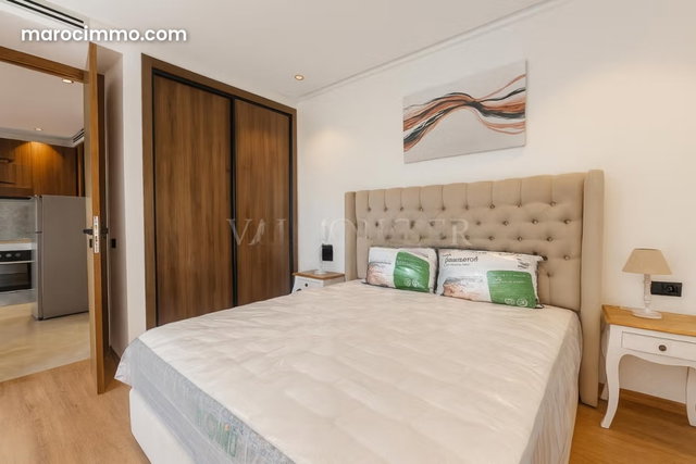 Location studio meublé moderne avec terrasse 62m2 à Casablanca Finance City — 5
