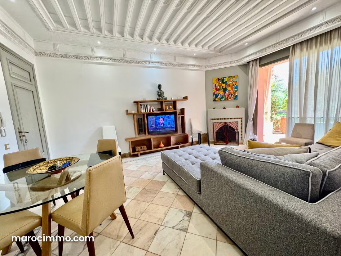 Appartement 3 pièces avec jardin et piscine, Palmeraie, Marrakech — Marrakech