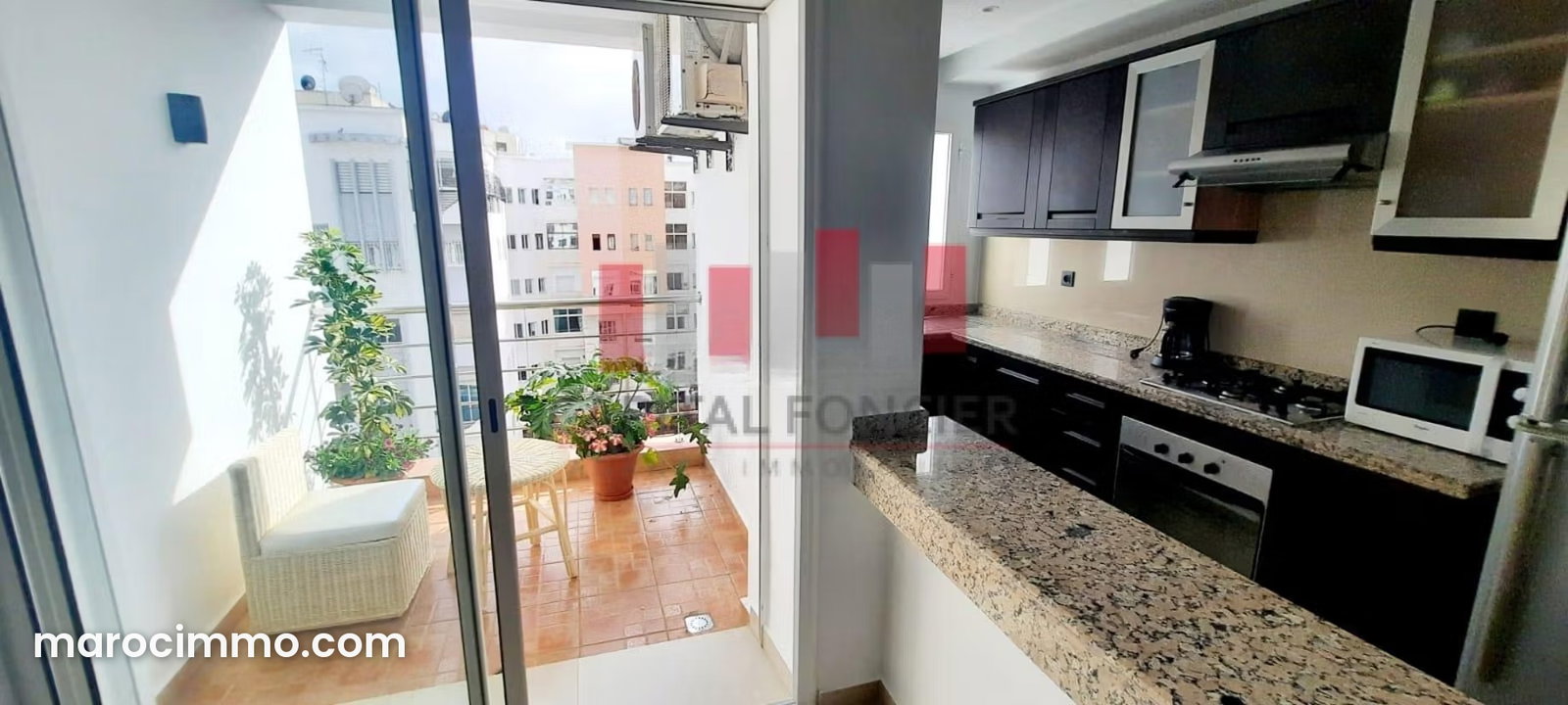 Appartement meublé avec terrasse à louer à Bourgogne, Casablanca — Casablanca