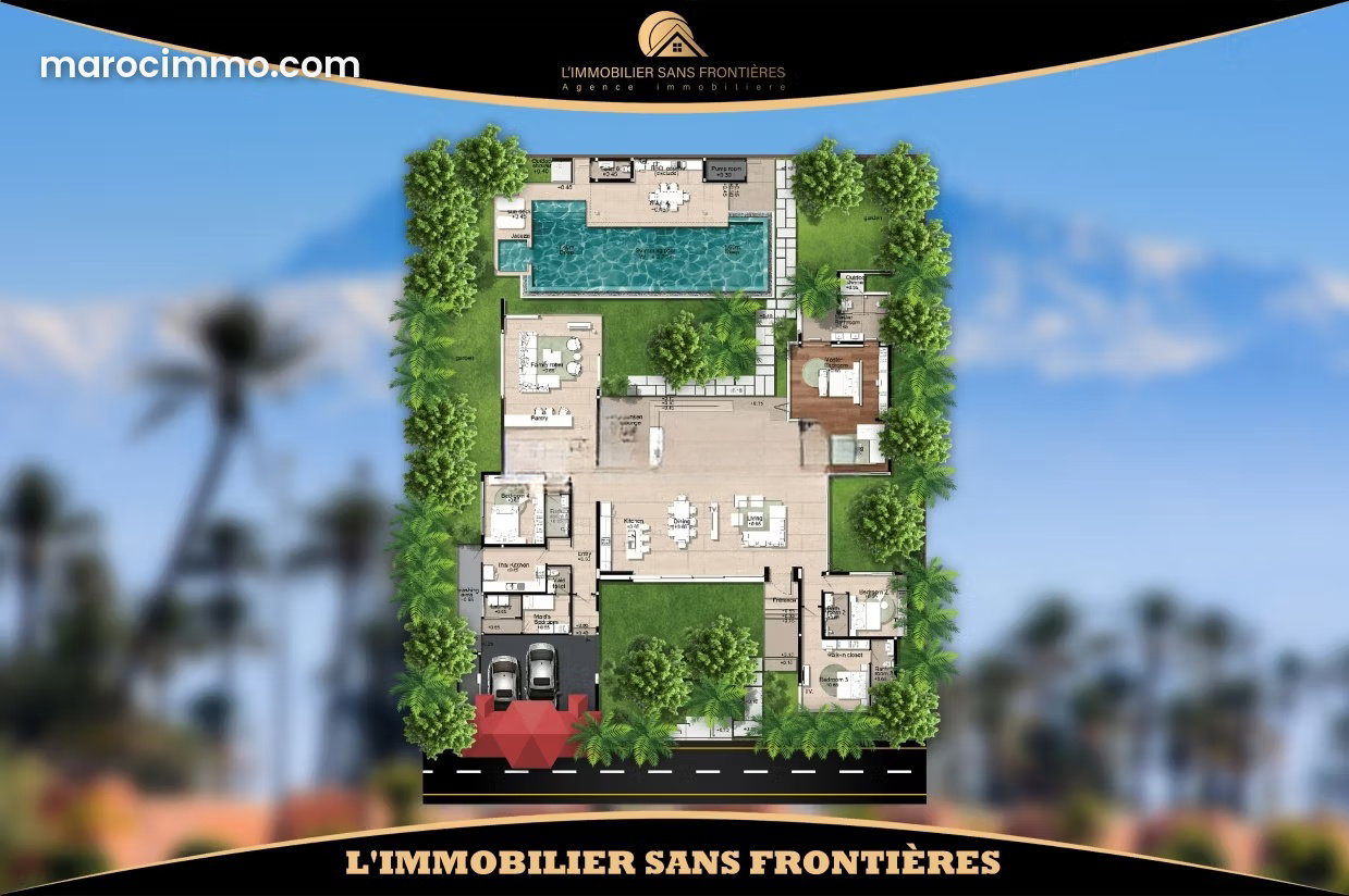Terrain agricole 5,6 ha titré, Sidi Abdellah Ghiat, Marrakech — Marrakech