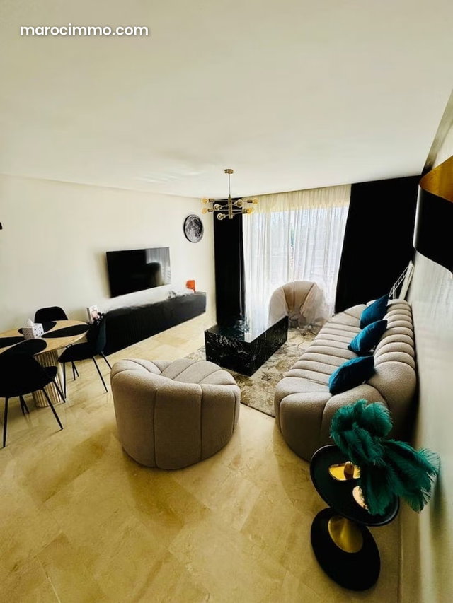 Vente d'un bel appartement à Taghazout. 2 chambres. Meublé — 4