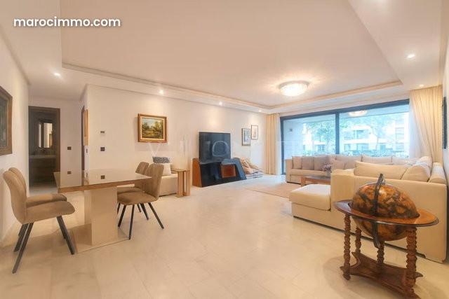 Location appartement meublé moderne en rez de jardin, Bouskoura ville verte — 3