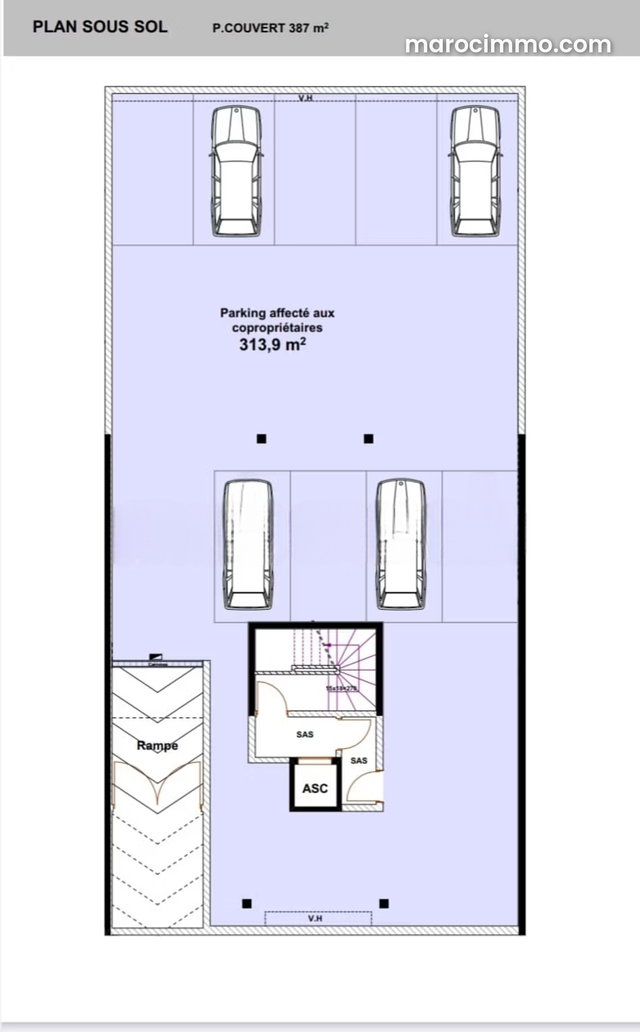 Terrain r3 de 415 m² avec projet autorisé — 2