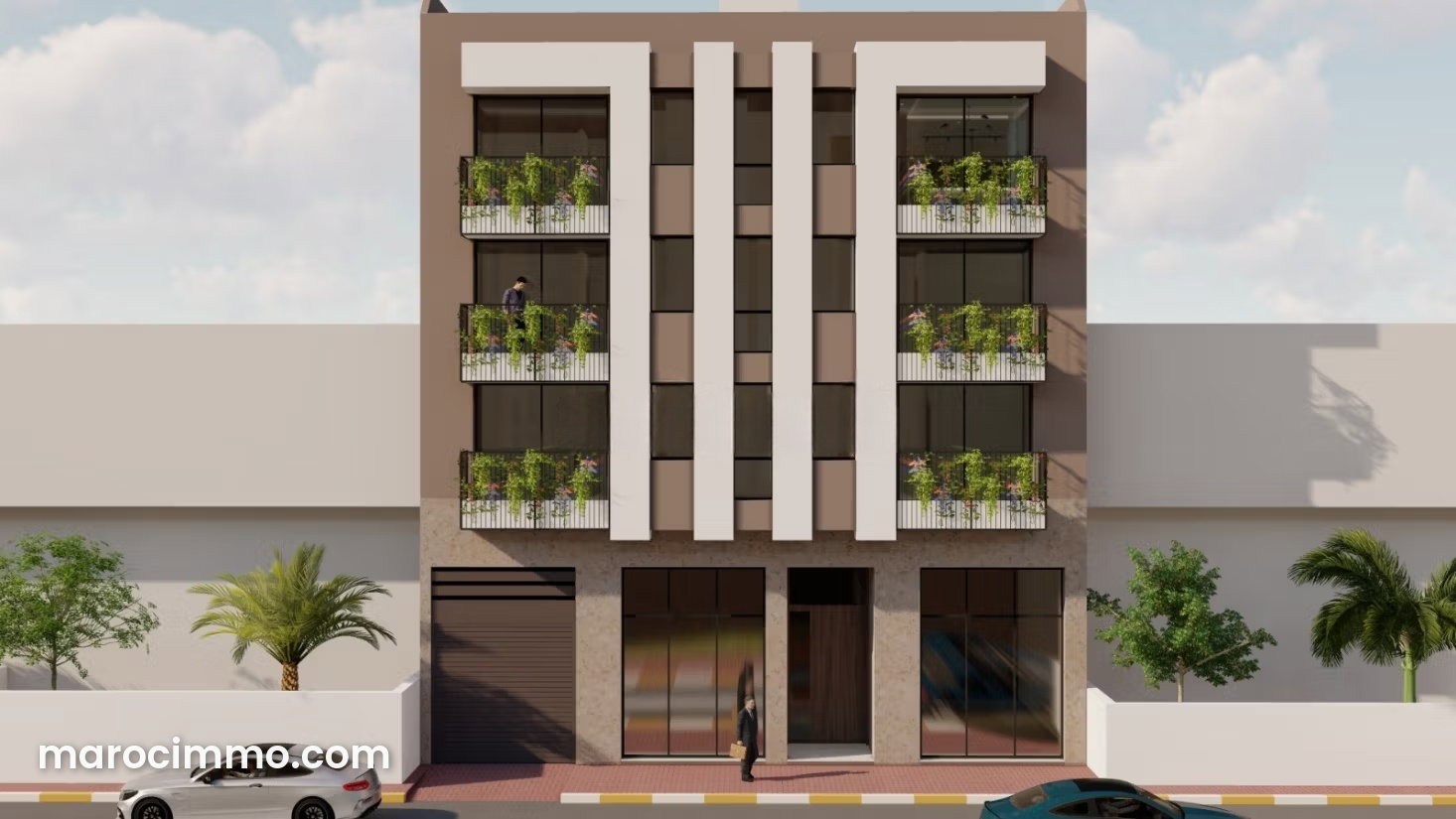 415 m² Plot in R3 Zone, Laimoune, Casablanca, Building Permit Under Review — Casablanca