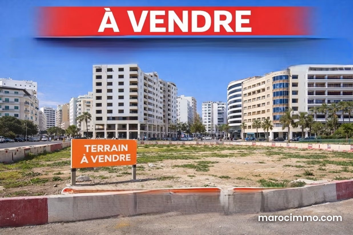 1,000 m² Plot in a High-Rise Development Zone in Central Tangier — Tangier