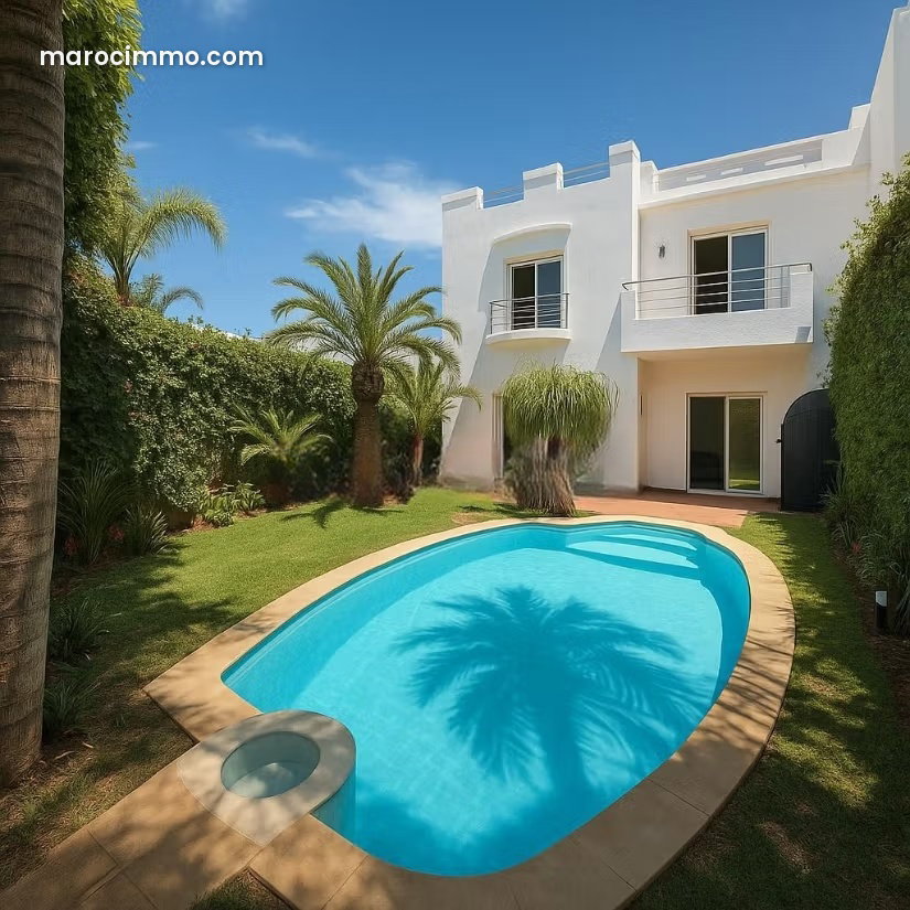 Furnished 400 m² villa with swimming pool and sea views, Aïn Diab, Casablanca — Casablanca