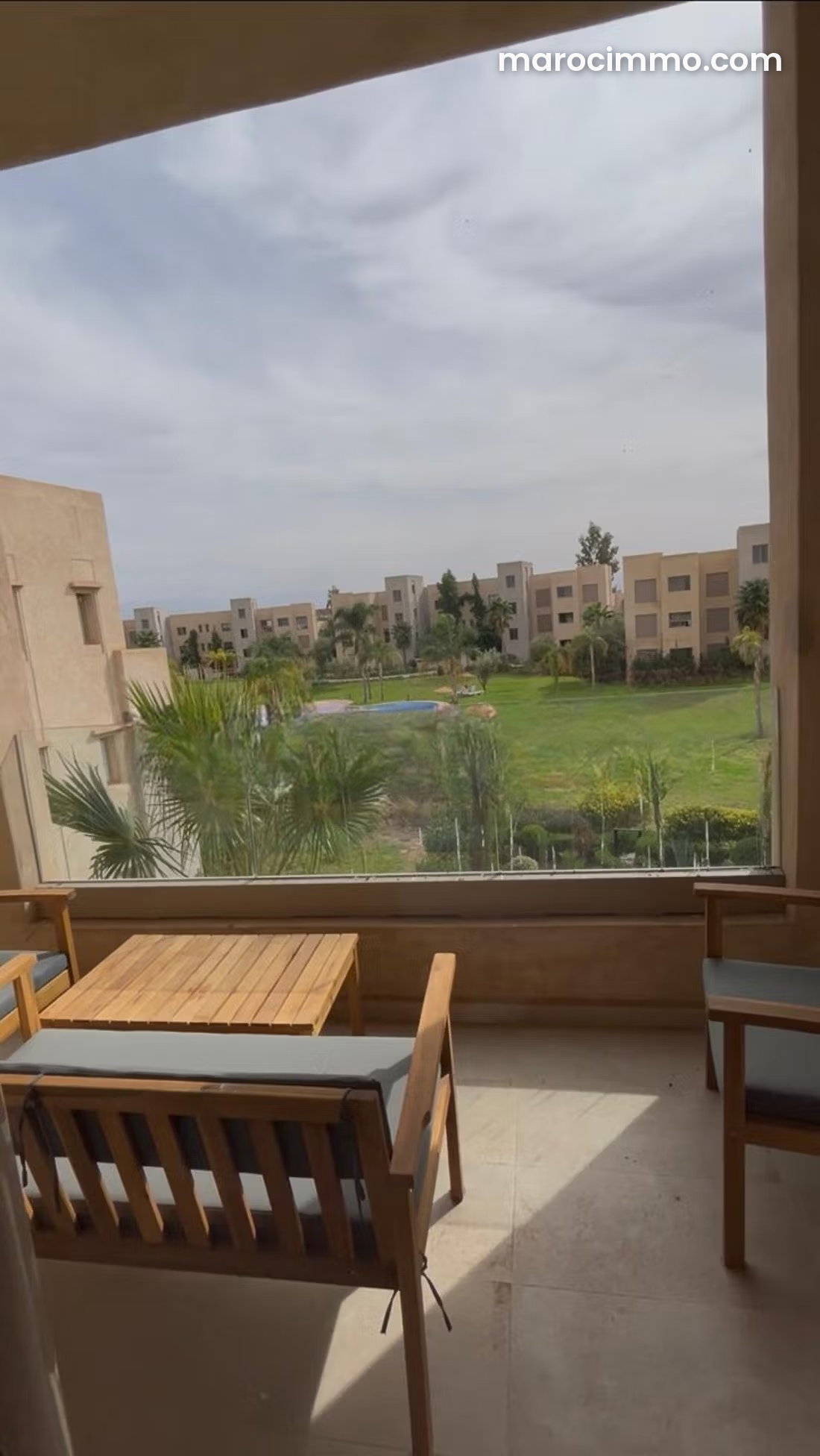 شقة مفروشة بإطلالة على المسبح في واحة النخيل مراكش — مراكش
