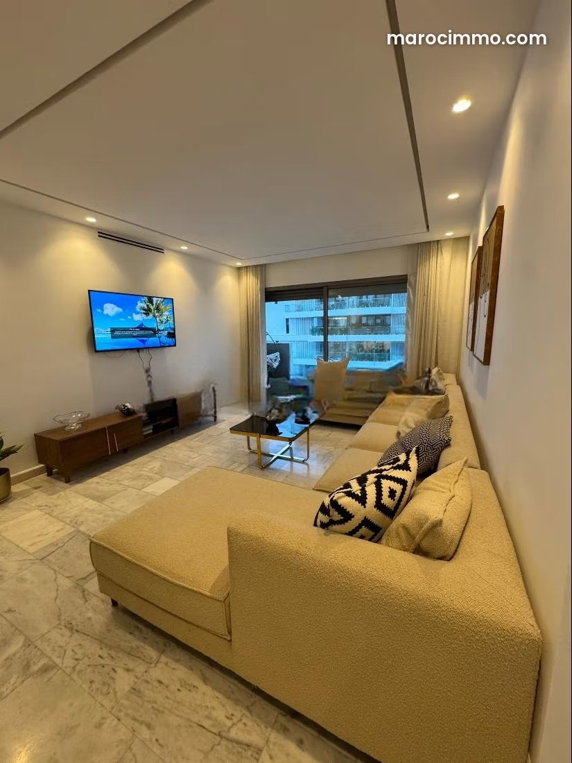 Furnished 110 sqm apartment, Casablanca Finance City, 2 bedrooms — Casablanca