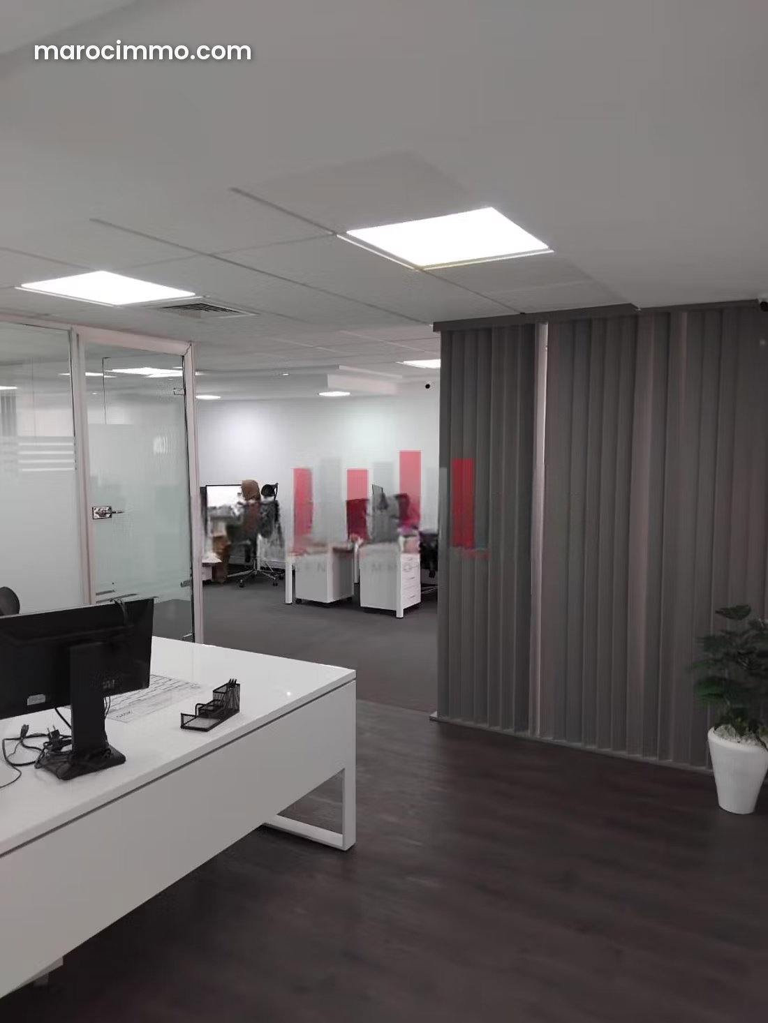 Furnished 133 sqm Office, Palmier, Casablanca: Comfort and Quality — Casablanca