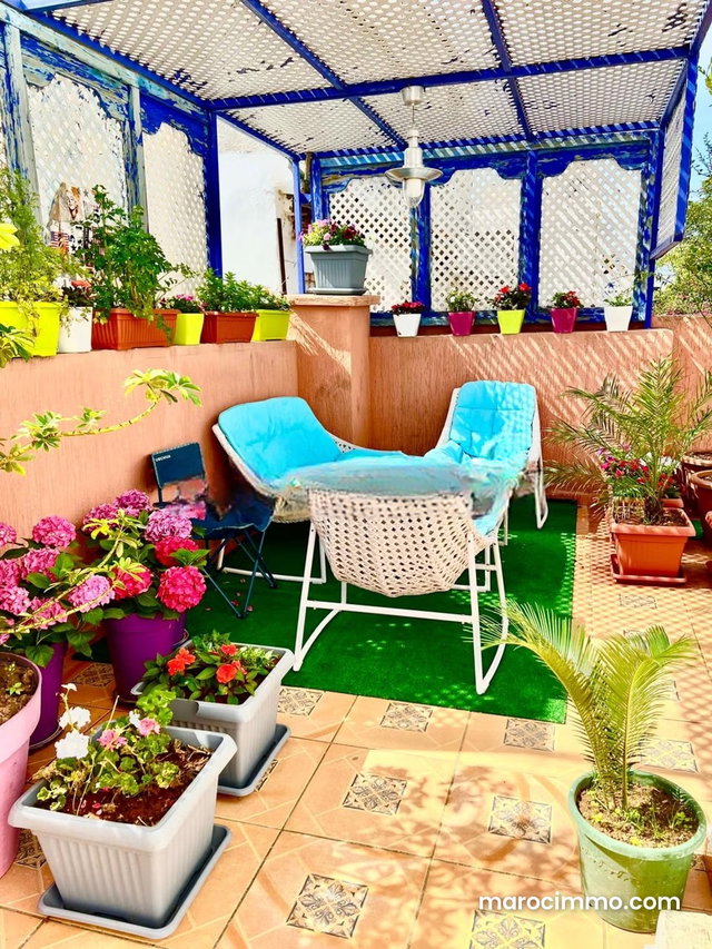 Tres bel etage de villa a louer Haut hassan — 3