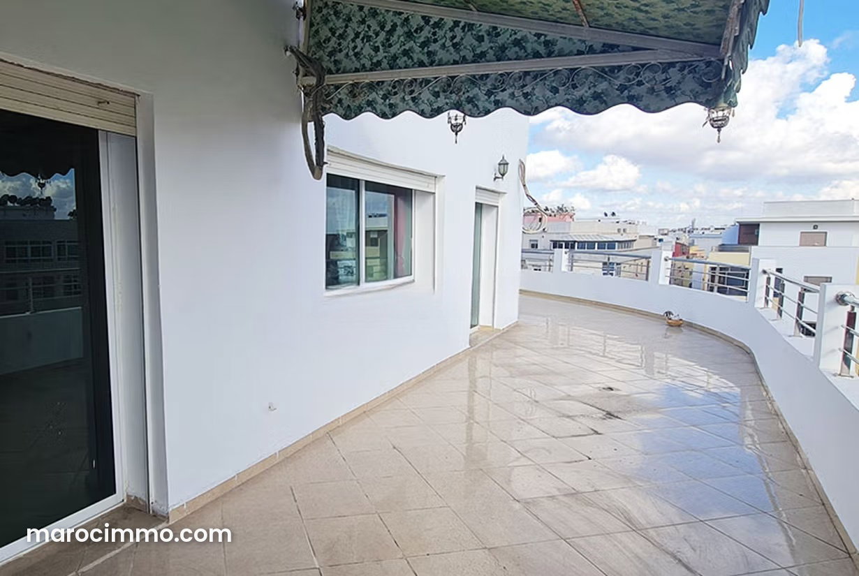 148 sqm Furnished Apartment with Terrace, Ferme Bretone, Casablanca — Casablanca