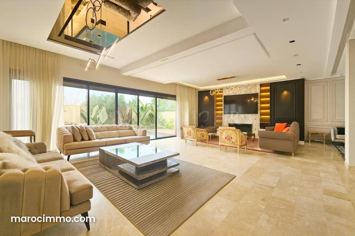 Furnished 327 sqm Villa with Sea Views and Private Pool in Dar Bouazza — Dar Bouazza