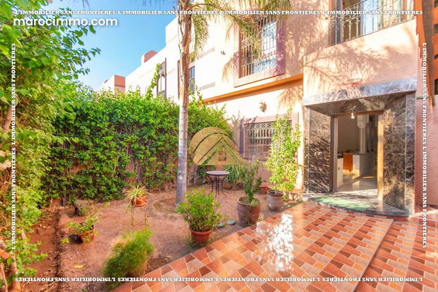 Villa meublée avec piscine et jardin privé à louer – Targa, Marrakech — 2