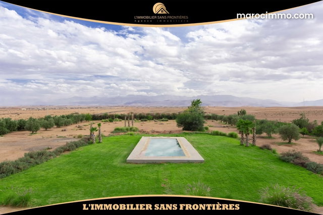 Villa meublée à Route D’Amizmiz Km 17, piscine privée plain pied, Marrakech: à louer — 2
