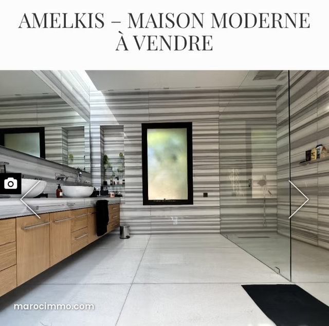 Somptueuse maison à vendre à Amelkis. 7 grandes pièces. Terrasse et jardin — 3