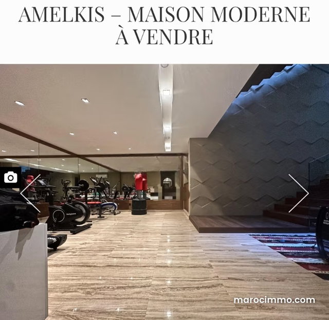 Somptueuse maison à vendre à Amelkis. 7 grandes pièces. Terrasse et jardin — 4