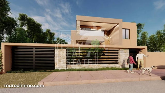 A vendre, villa semi fini sur la route de fes — 4
