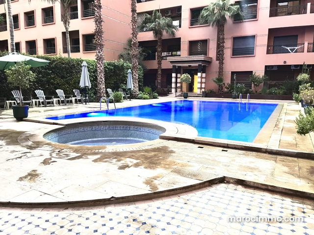 Marrakech – Renovatable Apartment on Top Floor with Pool – Hivernage Quarter near Menara Mall — 2