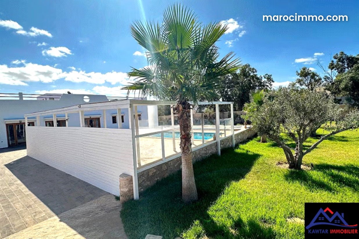 Villa 4 chambres avec piscine et grand jardin, Ghazoua, Essaouira — Essaouira