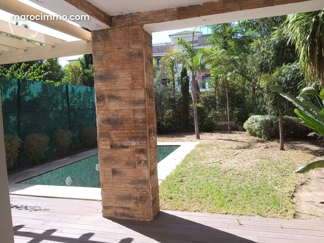 Villa 350 m² avec piscine, Ville verte Bouskoura à louer — Bouskoura