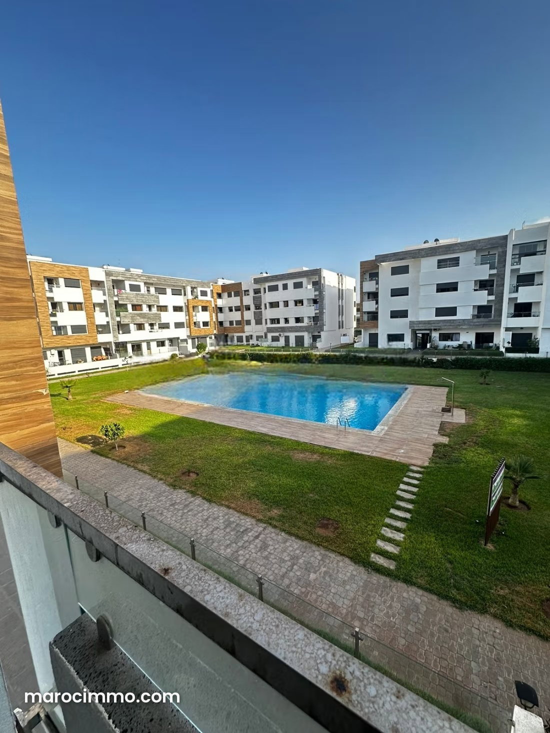 Appartement 3 chambres avec piscine à Harhoura Temara — Temara