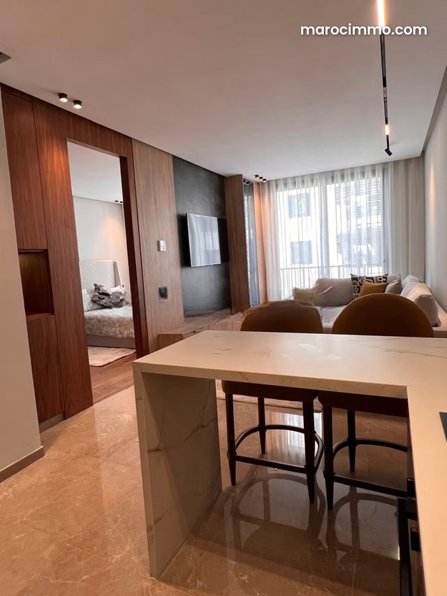 Sale of a beautiful apartment in Maârif. 2 comfortable rooms. Well furnished — 2