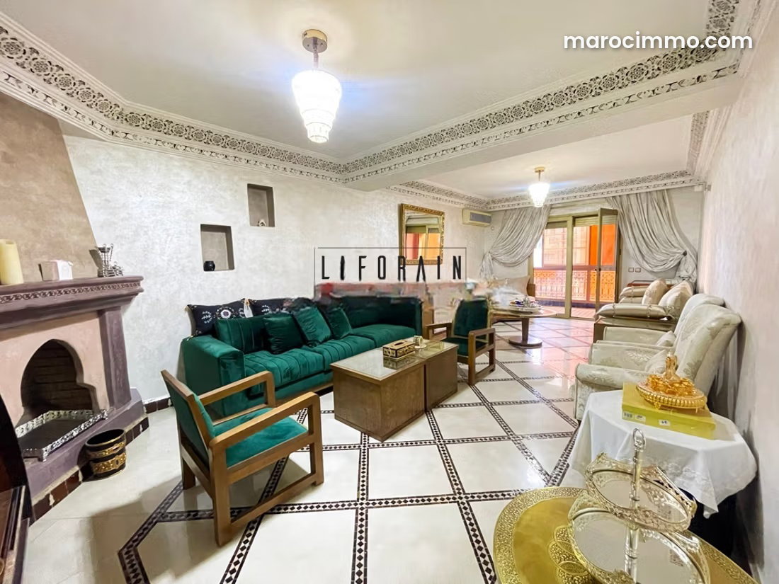 Appartement 3 pièces avec terrasse, Guéliz, Marrakech — Marrakech