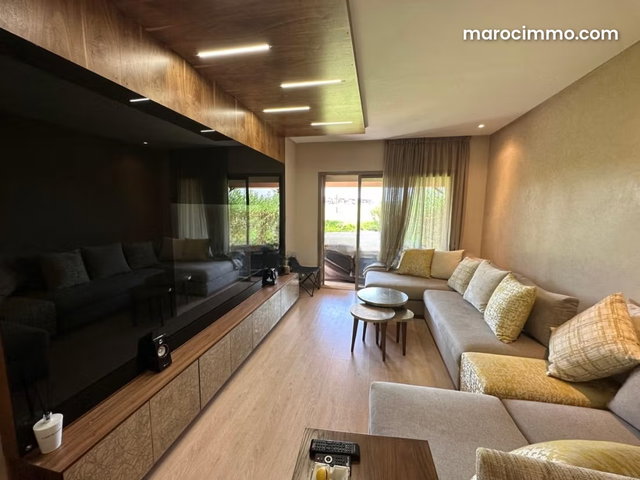 Rez de jardin meublé à louer en longue durée à prestigia Marrakech — 2