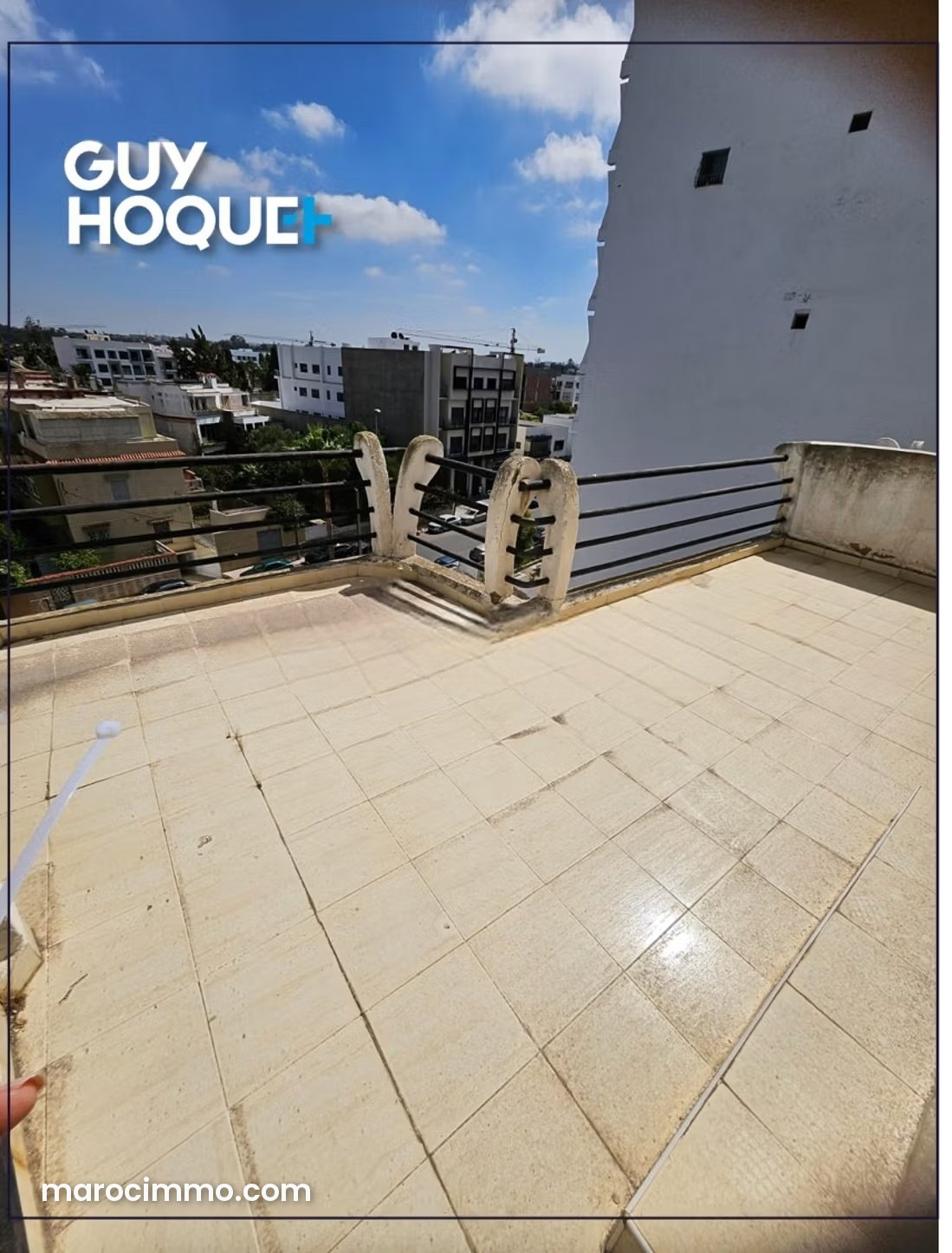 Appartement 108 m² avec terrasse et cheminée, Tantonville, Casablanca — Casablanca