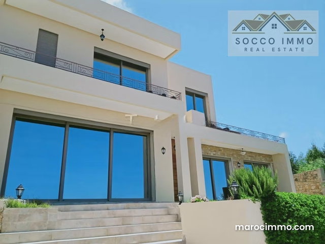 Magnifique villa à vendre à Mediouna. 3 chambres agréables. Jardin et terrasse — 3