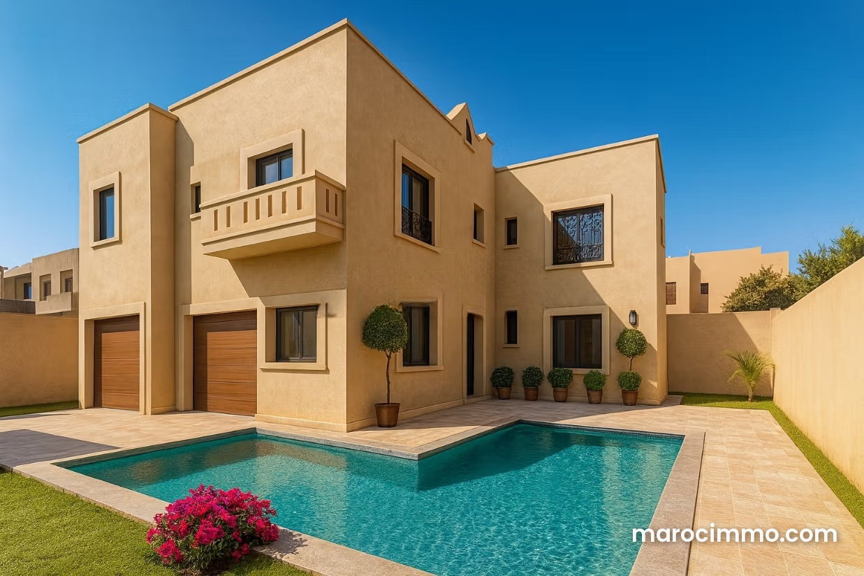 Villa 4 chambres avec piscine à vendre, Hay Targa, Marrakech — Marrakech