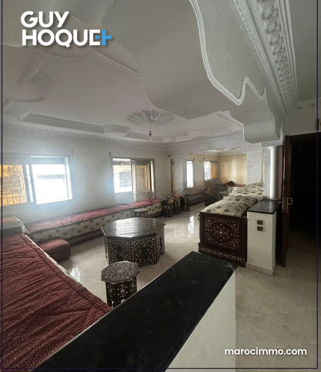 Appartement 332 m², 5 chambres, Triangle d'Or, Casablanca — Casablanca