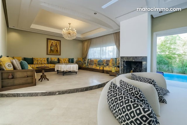 Modern 4 Bedroom Villa with Pool for Rent in Dar Bouazza — 4