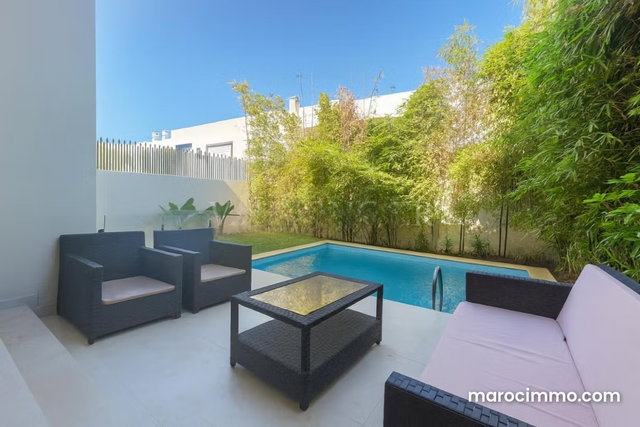 Modern 4 Bedroom Villa with Pool for Rent in Dar Bouazza — 3